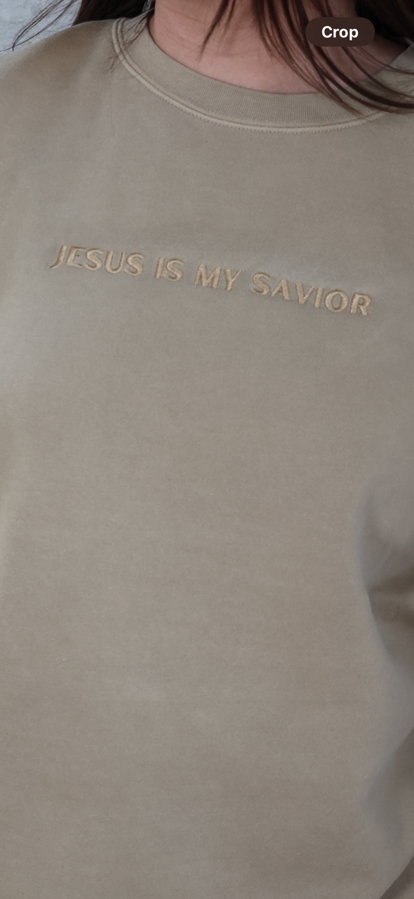 Jesus is my Savior Crew Neck